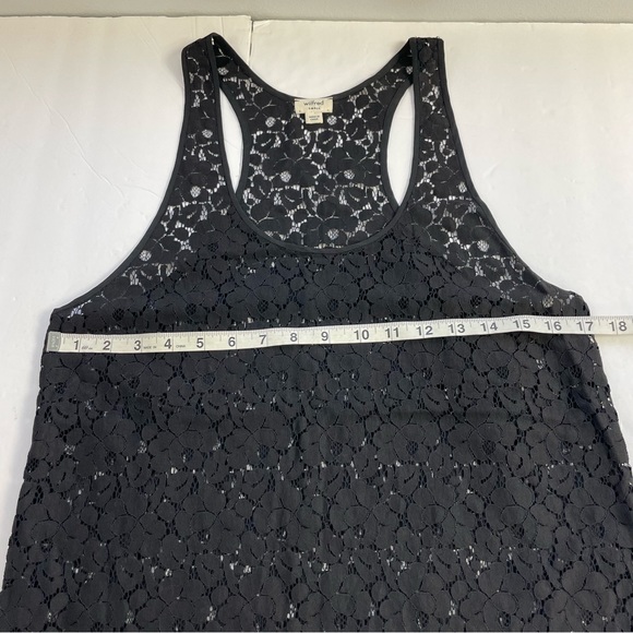 Wilfred Black Lace Floral Tank Top - Picture 12 of 13